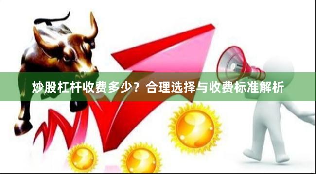 炒股杠杆收费多少？合理选择与收费标准解析